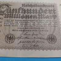 Райх банкнота - 500 Милиона марки 1923 година Германия - за колекция - 18892, снимка 3 - Нумизматика и бонистика - 31186523