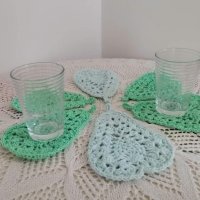 Плетени подложки за чаши, снимка 4 - Аксесоари за кухня - 34469998