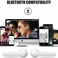 Водоустойчиви мини слушалки с микрофон и зарядно калъфче Bluetooth 5.0, снимка 2 - Bluetooth слушалки - 33762312