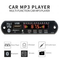 12V Aудио модул за вграждане KEBIDU Bluetooth 5.0 Fm /TF card /AUX, снимка 4 - MP3 и MP4 плеъри - 29546787