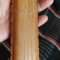 Стара дървена свирка с дърворезба , снимка 6 - Други - 42302177