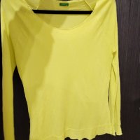 Оригинална дамска блуза. Benetton, снимка 1 - Тениски - 40616878