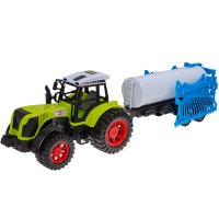 Голям Детски трактор и ремарке с напоителна система, снимка 3 - Коли, камиони, мотори, писти - 42862600
