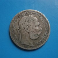 Сребърна монета 1 корона Австрия 1895 , снимка 4 - Нумизматика и бонистика - 42362802
