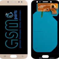 Дисплей + Тъч Скрийн ЗА SAMSUNG GALAXY J7 2017 Златист - OLED, снимка 1 - Резервни части за телефони - 40487873