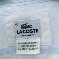 LACOSTE оригинал френски дизайн риза, снимка 2 - Ризи - 36830370