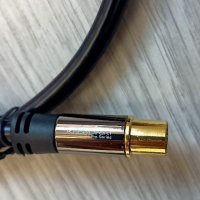 Kabeldirekt Pro series коаксиален кабел за антена мъжки към женски и VGA м-ж , снимка 3 - Приемници и антени - 32037490