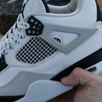 Nike Air Jordan Retro 4 Military Black White Размер 44 Номер 28см Мъжки Обувки Кецове Маратонки, снимка 7 - Маратонки - 39424027