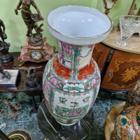 Прекрасна голяма много красива антикварна китайска порцеланова ваза , снимка 6 - Декорация за дома - 44665974