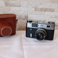 Стар механичен фотоапарат ФЕД 5/ FED 5 - Антика, снимка 1 - Антикварни и старинни предмети - 39436647
