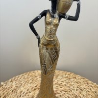 Статуетка Африканска жена, снимка 8 - Статуетки - 44433850