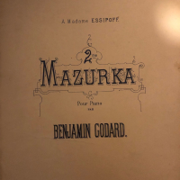 DEUXIEME MAZURKA - POUR PIANO. GODARD BENJAMIN, снимка 1 - Специализирана литература - 36489435