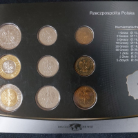 Комплектен сет - Полша , 9 монети 2005-2012, снимка 2 - Нумизматика и бонистика - 44511010