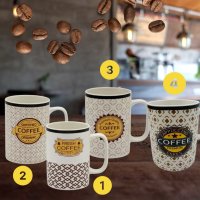 Чаша за кафе и чай COFFEE 1 брой, различни варианти, снимка 1 - Чаши - 44179010