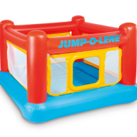 Детски надуваем батут Къща Jump-O-Lene INTEX CROCOLAND, снимка 2 - Градински мебели, декорация  - 44768820