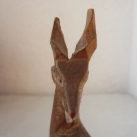 антилопа газела дървена фигура дърворезба, снимка 11 - Статуетки - 29592030