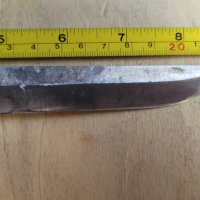 Уникален нож финка дръжка от зъб, снимка 4 - Ножове - 42144012