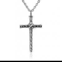 Кръст със синджир, снимка 2 - Колиета, медальони, синджири - 30820786