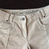 Детски бермуди ESPRIT оригинал, за 158см., от кадифе, бежови джинси, като нови!!!, снимка 3 - Детски панталони и дънки - 11374549