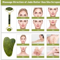 Уред за масаж на лице с нефрит за гладко и красиво излъчване, снимка 14 - Козметика за лице - 42874930