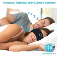 Безжична лента за глава с bluetooth 5.2 слушалки за сън и спорт, снимка 3 - Bluetooth слушалки - 44790181