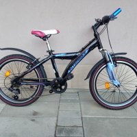 Продавам колела внос от Германия алуминиев МТВ детски велосипед FLU INTERBIKE 20 цола преден амортис, снимка 1 - Велосипеди - 31321030