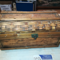 антика-стара плетена кутия 2403240944LNWC, снимка 1 - Антикварни и старинни предмети - 44920208