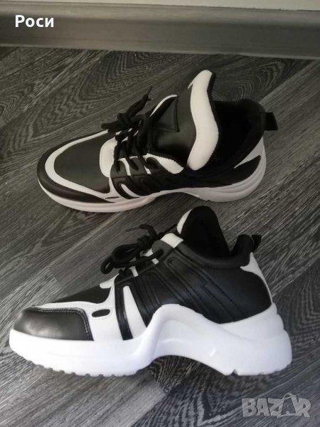 Нови дамски спортни обувки, маратонки с платформа - размери 38 и 40, снимка 1