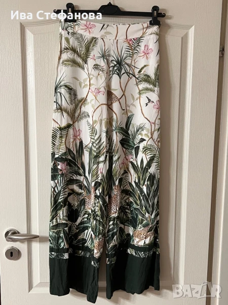 Нов елегантен ежедневен висока талия панталон 100% вискоза , снимка 1