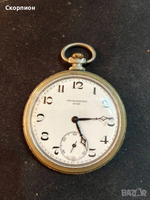 Швейцарски джобен часовник - HRONOMERU IKAR 17 РУБИНА - ПРОМОЦИЯ, снимка 1