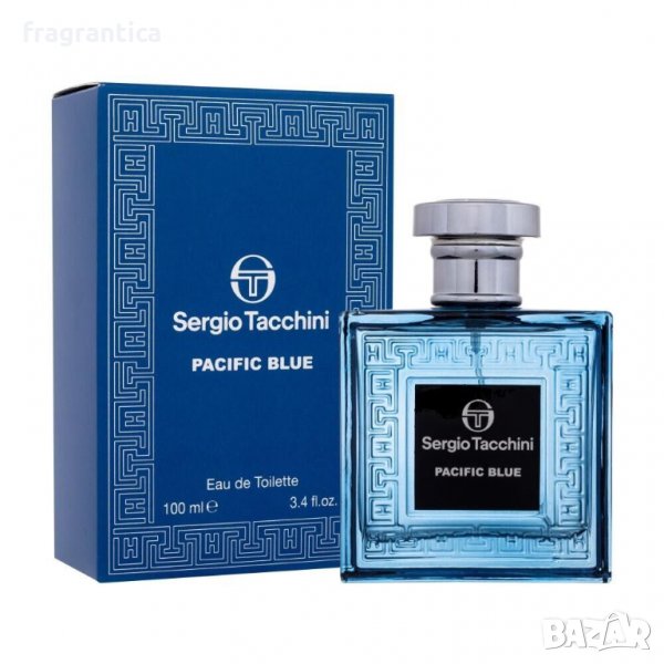 Sergio Tacchini Pacific Blue EDT 100ml тоалетна вода за мъже, снимка 1
