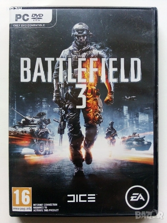 Игра за компютър PC " BATTLEFIELD 3 " - 2011г., снимка 1