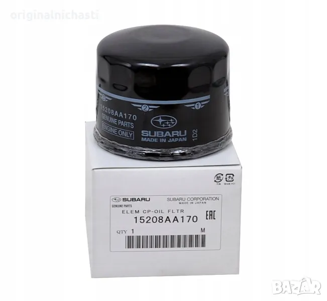 Маслен филтър за СУБАРУ ФОРЕСТЪР АУТБЕК ИМПРЕЗА ЛЕГАСИ SUBARU BRZ LEGACY 15208AA170 15208-AA170 OEM, снимка 1