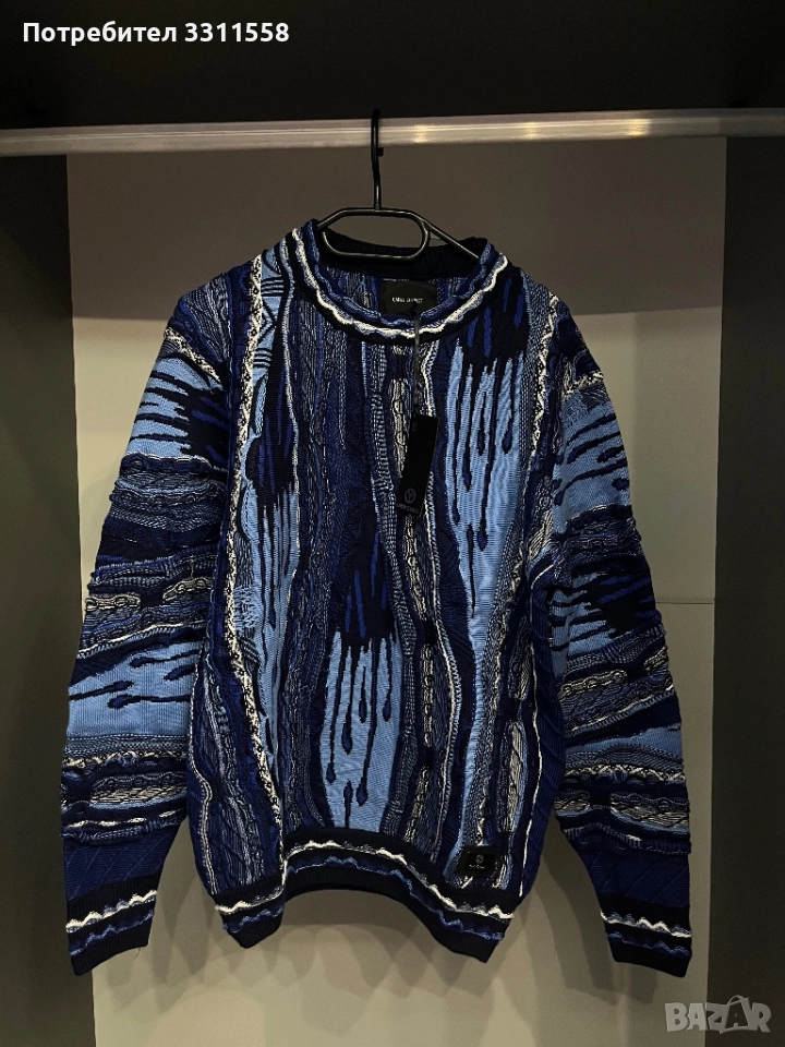Carlo Colucci Пуловер - Тъмно Син М/L, снимка 1