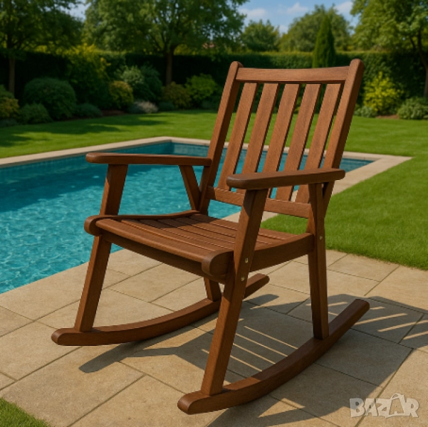 Люлеещ се стол, Muhler Meranti, снимка 1