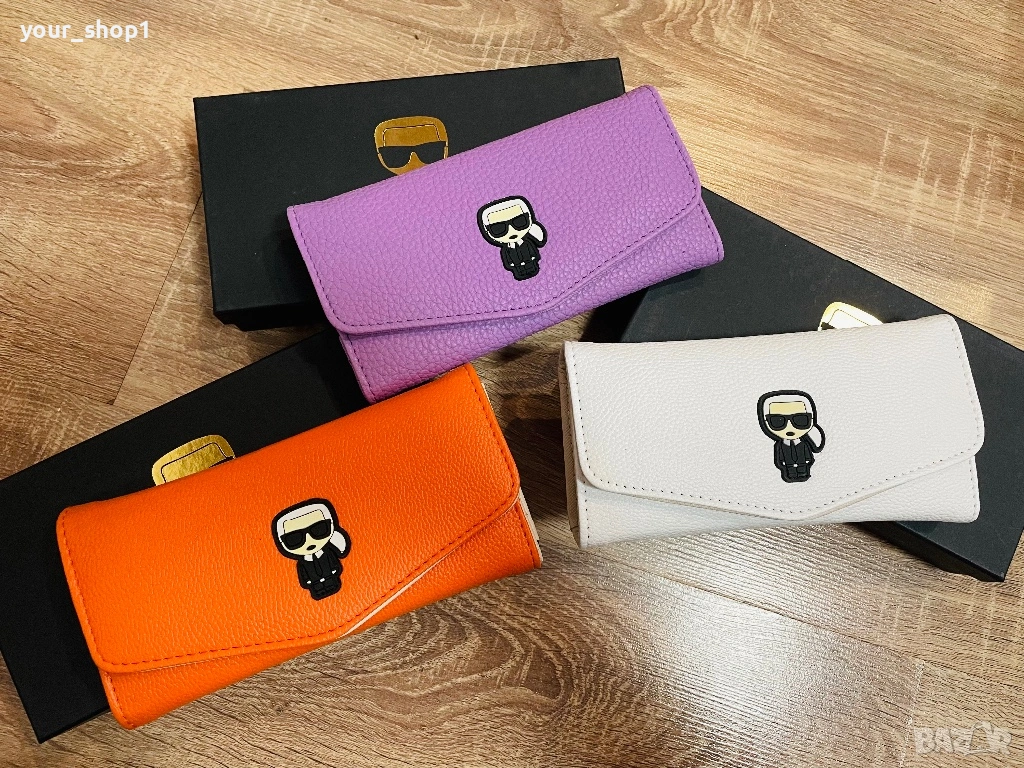 Дамско портмоне / портфейл Karl Lagerfeld + кутия  , снимка 1