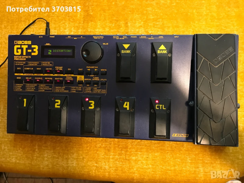 Процесор BOSS GT-3 , снимка 1