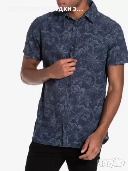 Елегантна мъжка риза Jack & Jones. Къс ръкав. Размер XL, снимка 1