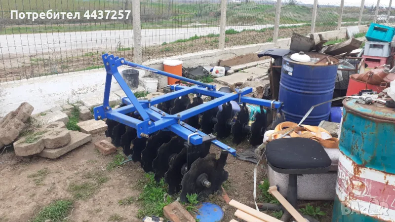 Дискова брана 1.5 метра, снимка 1