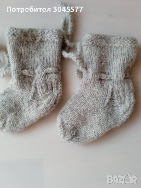 Чорапи вълнени ръчно изработени, снимка 1