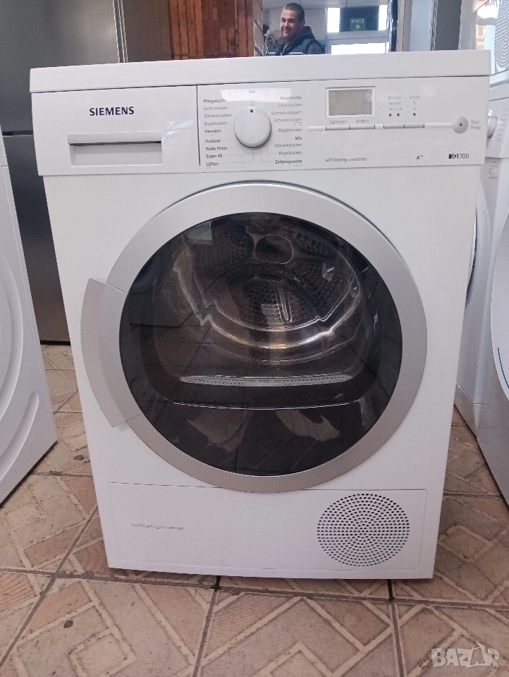 Сушилня с термопомпа Сименс Siemens IQ700 A++ 8кг 2 години гаранция!, снимка 1