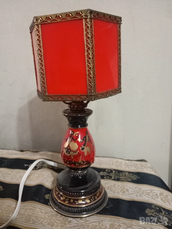 Винтидж настолна лампа , снимка 1