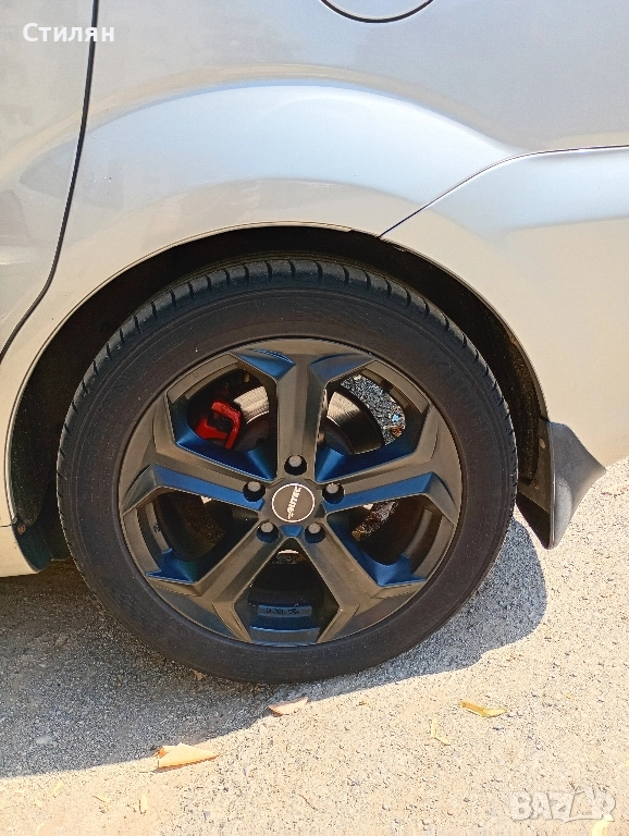 Летни гуми с джанти 17 5х114.3, снимка 1