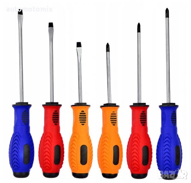 ОТВЕРТКИ ПРАВА И КРЪСТАТА 6БР. - 2439, снимка 1