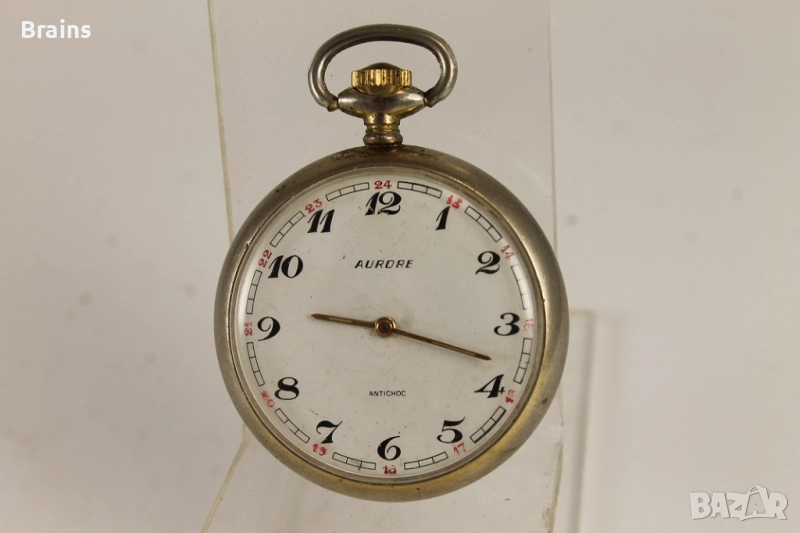 AURORE Стар Швейцарски Джобен Часовник , снимка 1