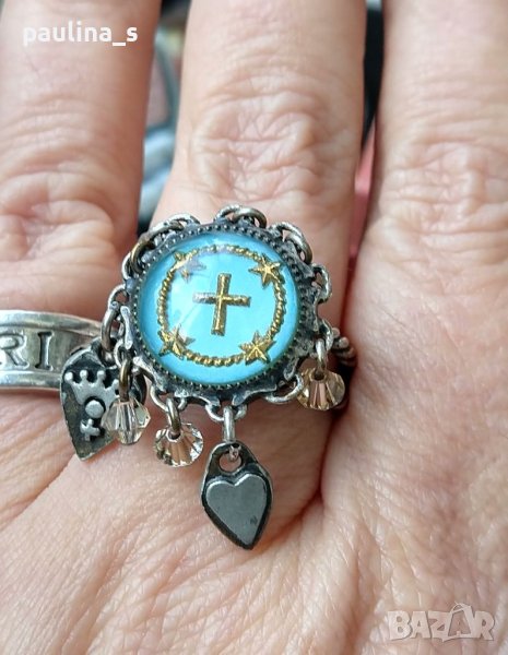 Сребърен пръстен против уроки "Konplott" ❤️, снимка 1