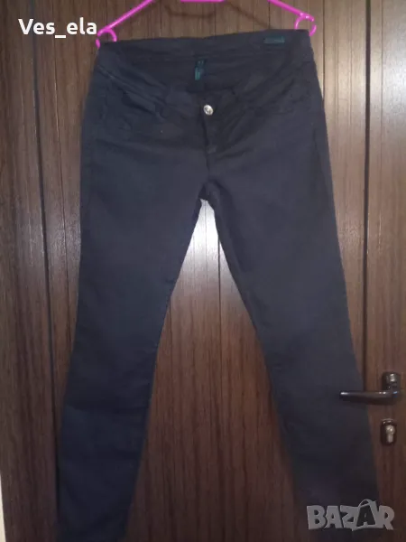Benetton jeans черни дънки, снимка 1