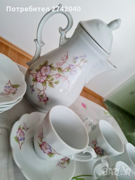 Ретро, порцеланов сервиз за кафе, снимка 1