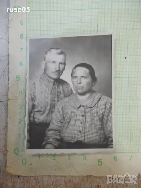 Снимка стара на сват Иван и Стефана, снимка 1
