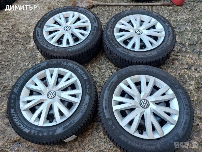 4бр.Железни джанти 16ки с гуми за VW Passat 5x112, снимка 1